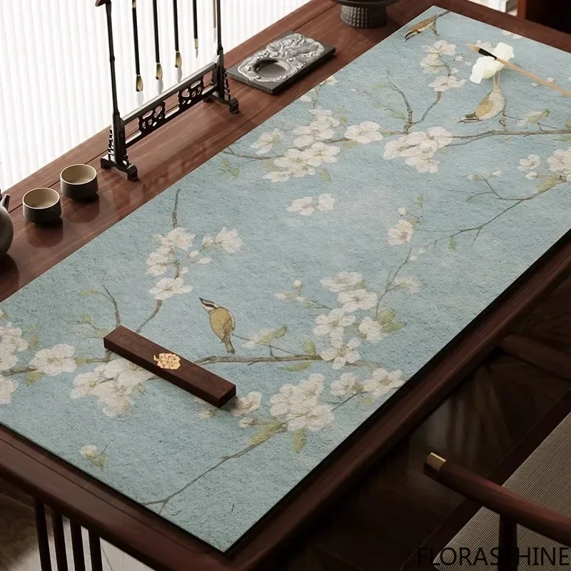 Wool Felt Calligraphy Desk Mat Pad for Chinese Brush Practice Beginner-friendly Protection Ink | Study Table Cover for Writting