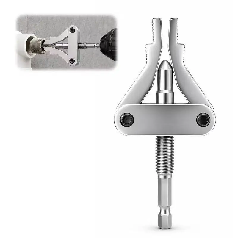 Faucet Angle Valve Wire Extractor Steel Hex Shank Pipe Repair Tool Broken Wire Extractor for Drill Wrench Kitchen Bathroom