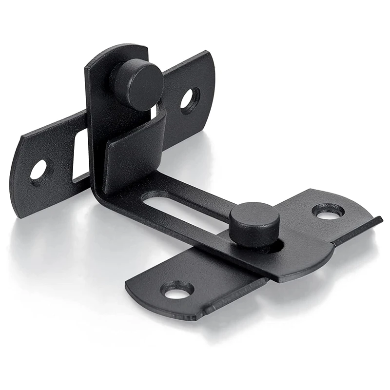 กลอนล็อกประตูแบบพับได้90องศาปกป้องความเป็นส่วนตัวสำหรับประตูบานเลื่อนแบบโบราณ