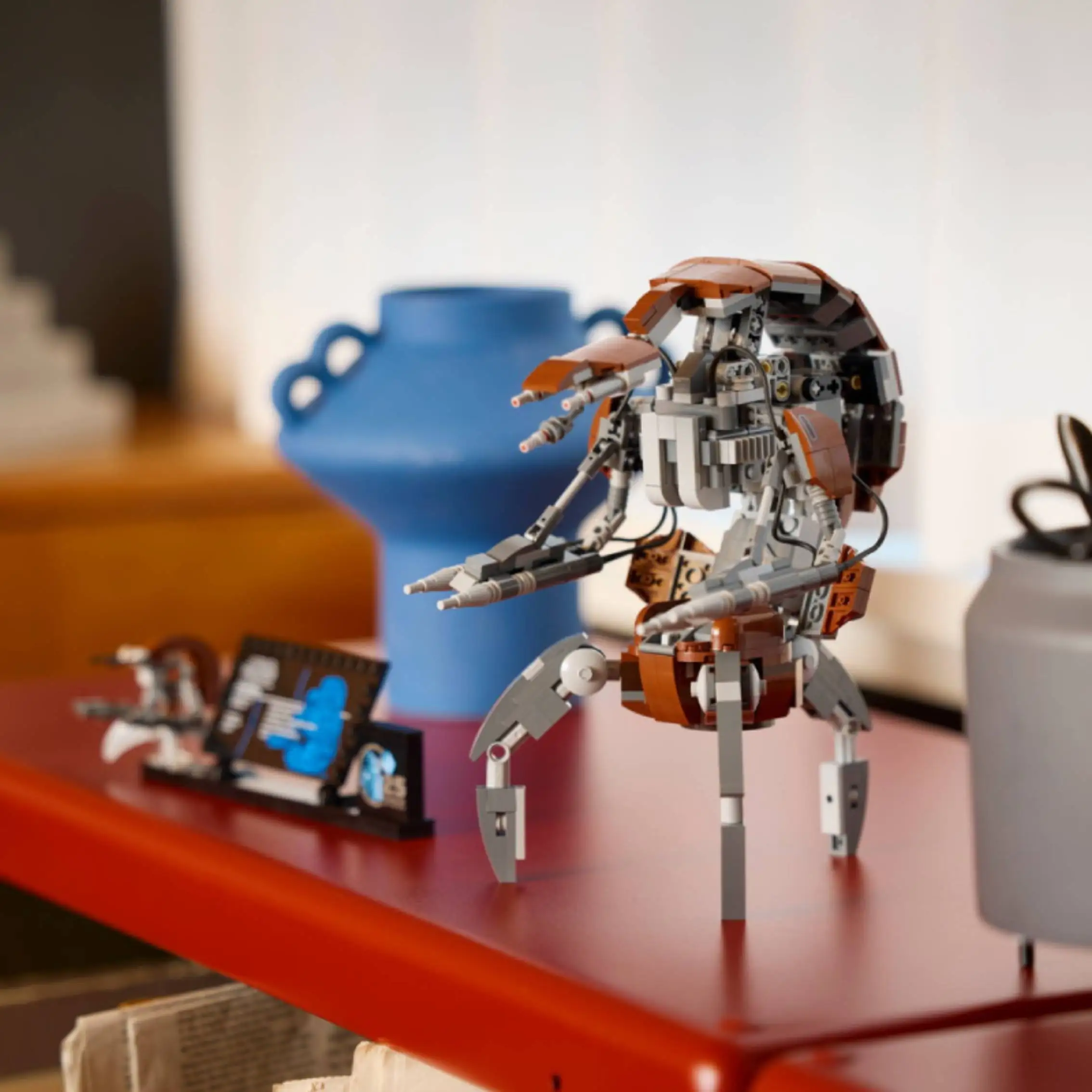 متوفر 583 قطعة ألعاب ساخنة Spcaeship نموذج Droideka قابل للبناء مكعبات بناء هدايا ألعاب للبالغين متوافقة مع 75381 جزيئات