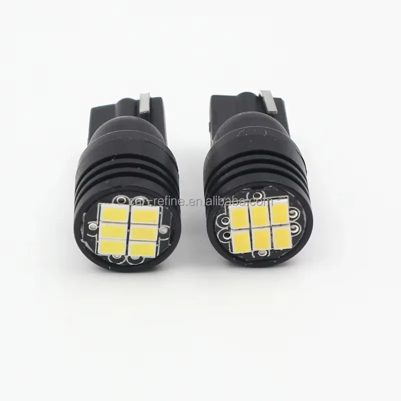 T10 194 LED Bulb CANBUS No Error Free 3020 T10 W5W Auto Parts LED Lamps Bulbs Xenon White T10 168 194 Canbus Led Lamp 12V