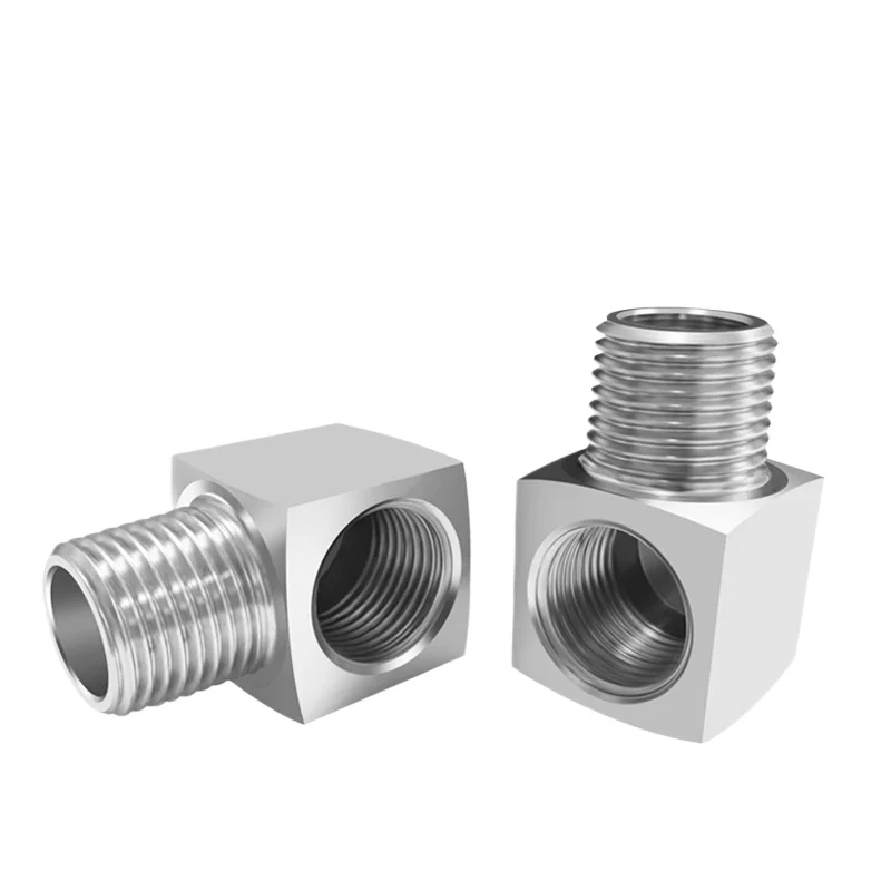 

High Pressure 1/8" 1/4" 3/8" 1/2" BSPP Female xBSPT Male 304 Stainless Steel Elbow 90 Degree Pipe Fitting Coupler For Oil System