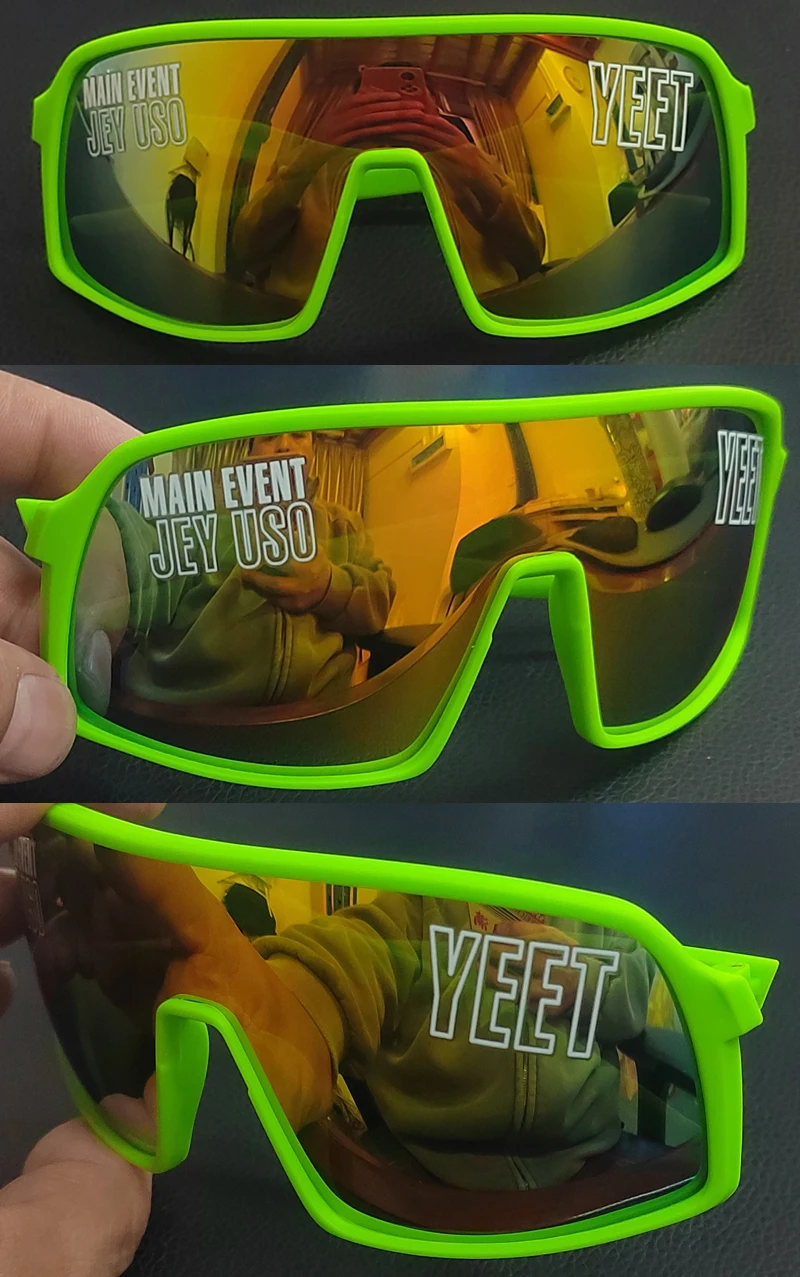 Jey Uso YEET Sport-Sonnenbrille für Erwachsene, Bloodline Wrestling, Fan-Ausrüstung, seltene Farben, sportliche Sonnenbrille für Männer und Frauen – Detail 25