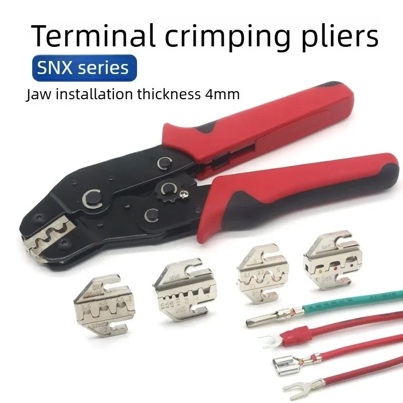 SNX SN-06/SN-58B Multi-Function Crimping Pliers for Tube Insulated Spade Terminal Industrial Electrical Wiring Harness Tool