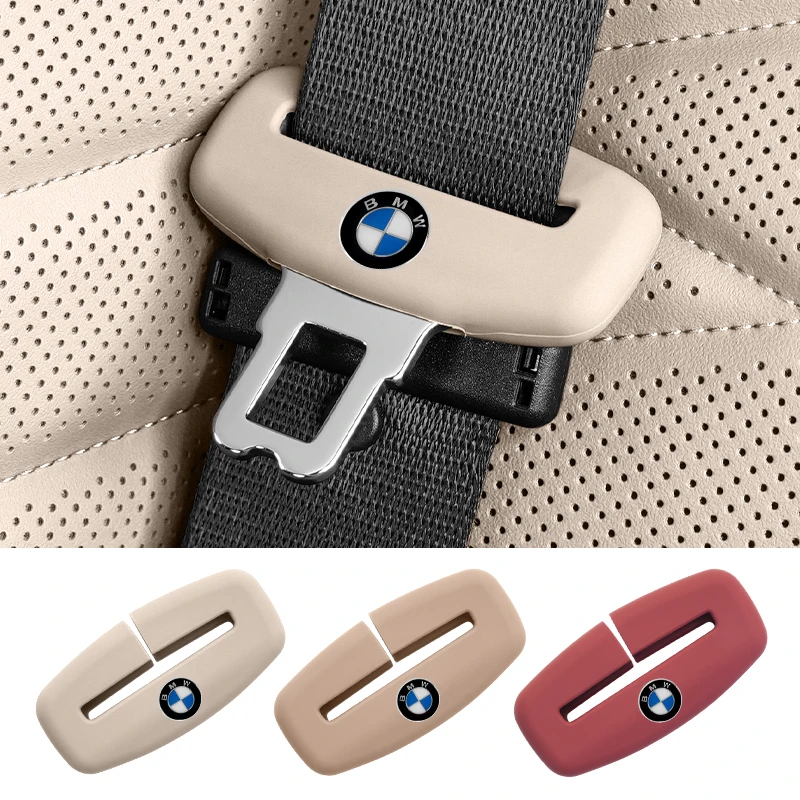 Car Seatbelt Buckle Cover Silicone Anti-scratch Protector Safety Belt Buckle Guard For BMW E46 E90 E60 F30 F10 E39 E36 F20 E87