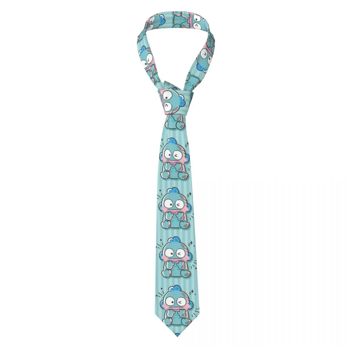 

Hangyodon Shying Unisex Neckties Slim Polyester 8 cm Wide Neck Tie for Men Accessories Gravatas Cosplay Props
