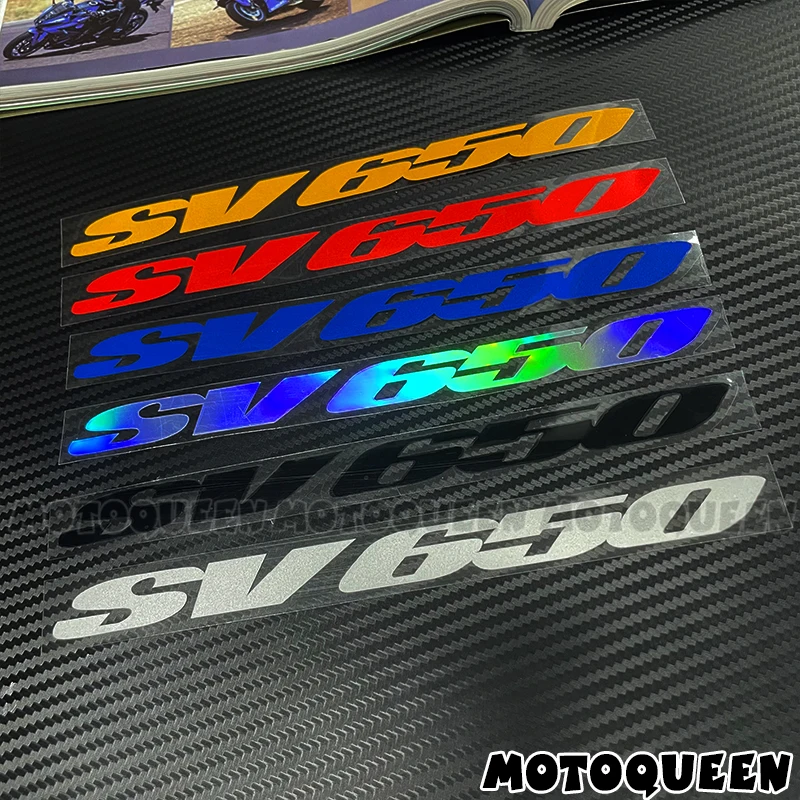 

For SUZUKI SV650 SV 650 Motorcycle Body Shell Wheels Fairing Label Emblem Helmet Tank Pad Logo Decor Reflective Decals Stickers