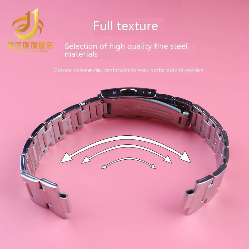 steel band LTP 2069 Stainless steel strap  For Casio 1343 LTP-2069 Women\'s metal strap LTP-2083 LTP-1410D Steel band watch chain