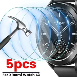 Tempered Glass For Xiaomi Mi Watch S3 Screen Protector HD Clear Smartwatch Protective Film For Xiaomi Watch S3 Glass