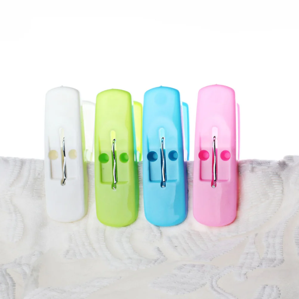 

12Pcs Windproof Plastic Clothespins Non Slip Laundry Clips for Clothes Socks Towels Blanket Outdoor Hanging Clothespins Non Slip