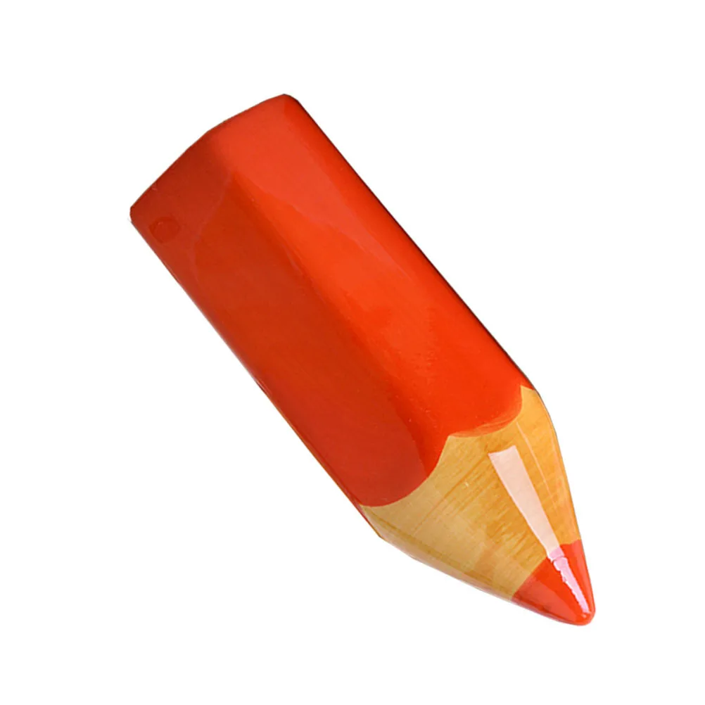 Potloodvorm keramische spaarpot voor kinderen Spaarpot Educatief cadeau Rood decoratief bureauaccessoire voor kinderen