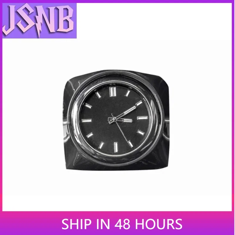 New 1 Piece For Toyota Land Cruiser Prado 250 2024 2025 High Quality Central Control Air Outlet Quartz Clock Watch Decorative Co