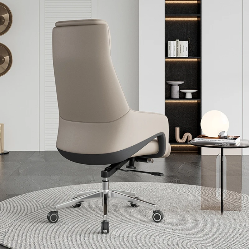 Light Luxury Home Office Chairs Comfortable Sit Long Periods Time Adjustable Work Chair Study Room Learning Leather Furniture