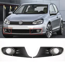 Front bumper grille fog lamp cover For Volkswagen Golf 6 MK6 2009-2013