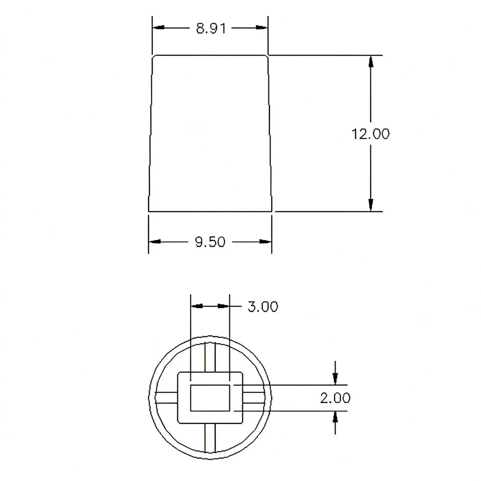 A19 Round Keycap Compatible with 7x7 / 8x8 / 8x8.5 Self-locking Switch Cap Size 9.5x12 with 2x3 Hole