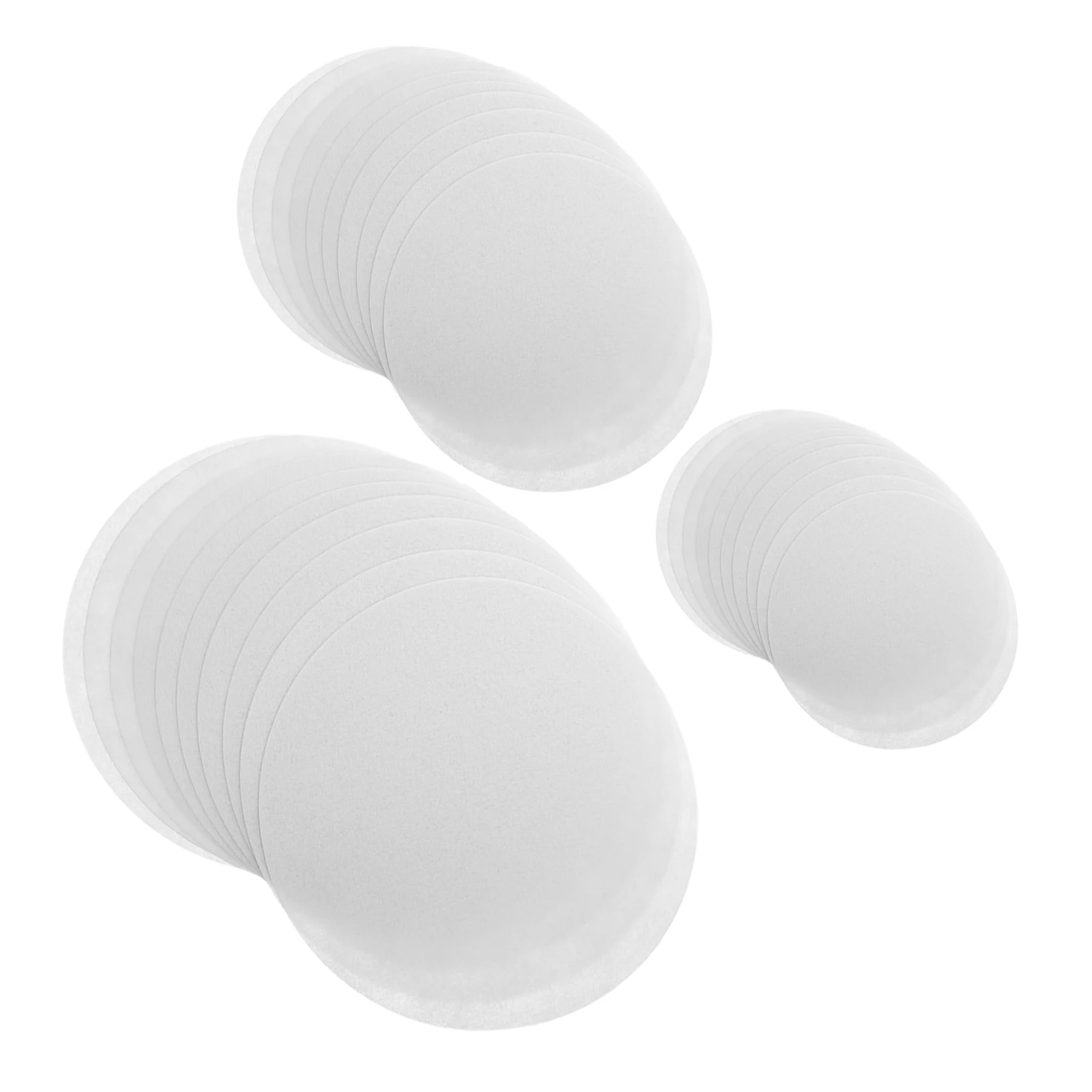 

50pcs Felt Pot Pan Protectors 12.7/19.1/26.7Cm Heat Resistant Plate Dividers For Stacking Tableware Insulation Pads Cookware