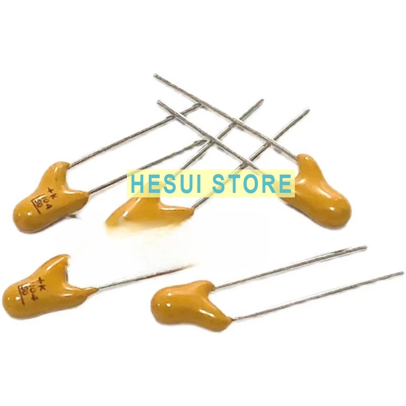 

10 шт. встроенных танталовых конденсаторов CA42 50V0.1UF 104 50V K gear