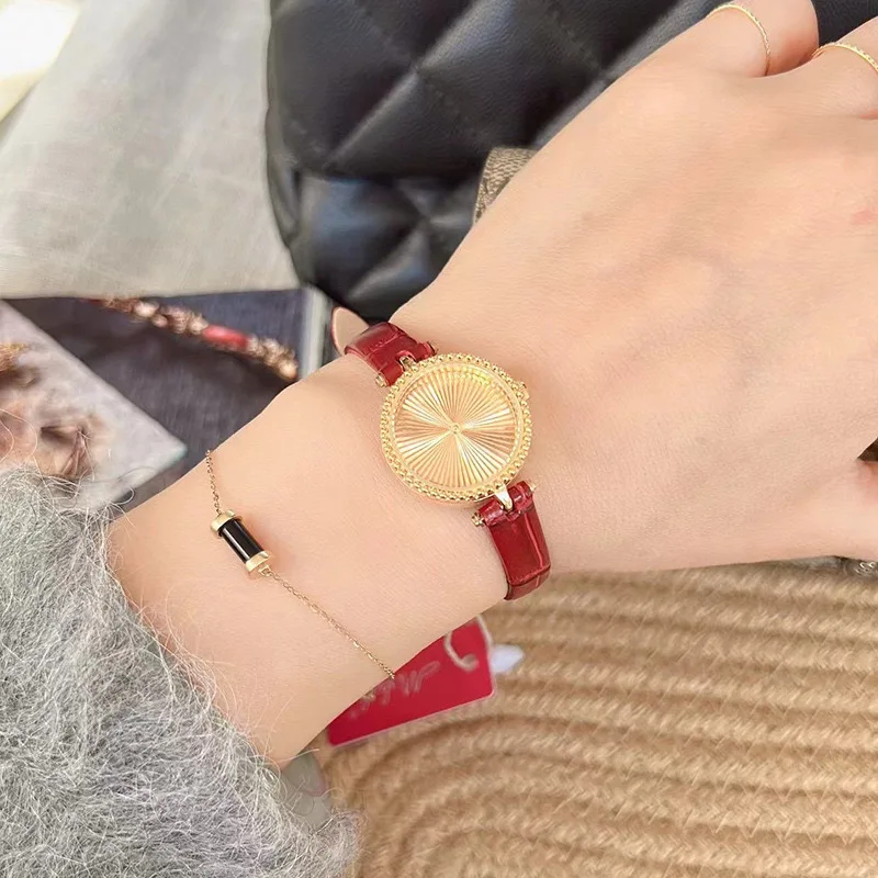 여성용 레트로 자동 바람 우아한 심플 시계, 학생 클래식 트렌드, 방수 쿼츠 시계, 생일 선물