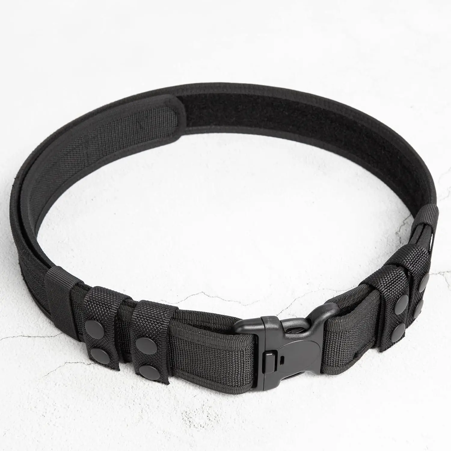 2 in 1 Duty Belt with Quick-Connect Buckle 38-42 inch Nylon Tactical Belts for Outdoor Training