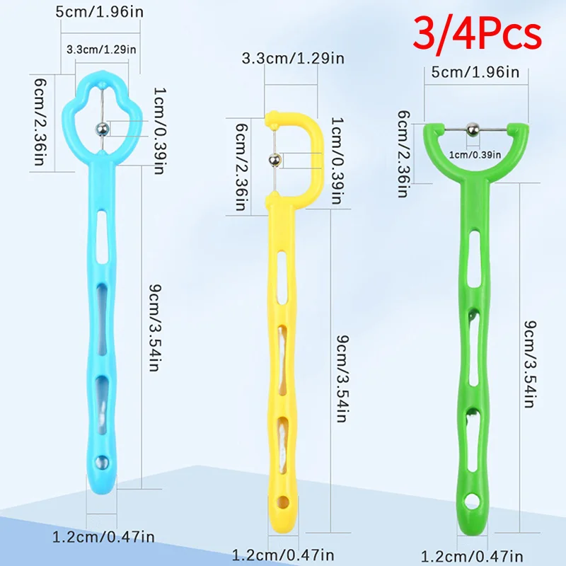 3/4Pcs Kids Tongue Tip Lateralization Elevation Tool Tongue Tip Exercise Oral Muscle Training Autism Speech Therapy Talk Tool.
