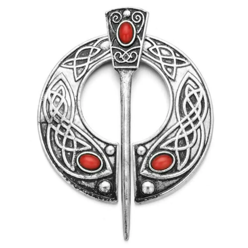 Trendy Alloy Viking Brooch Silver/Gold Fashion Jewelry Scarf Brooch Cloak Pin Men/Women