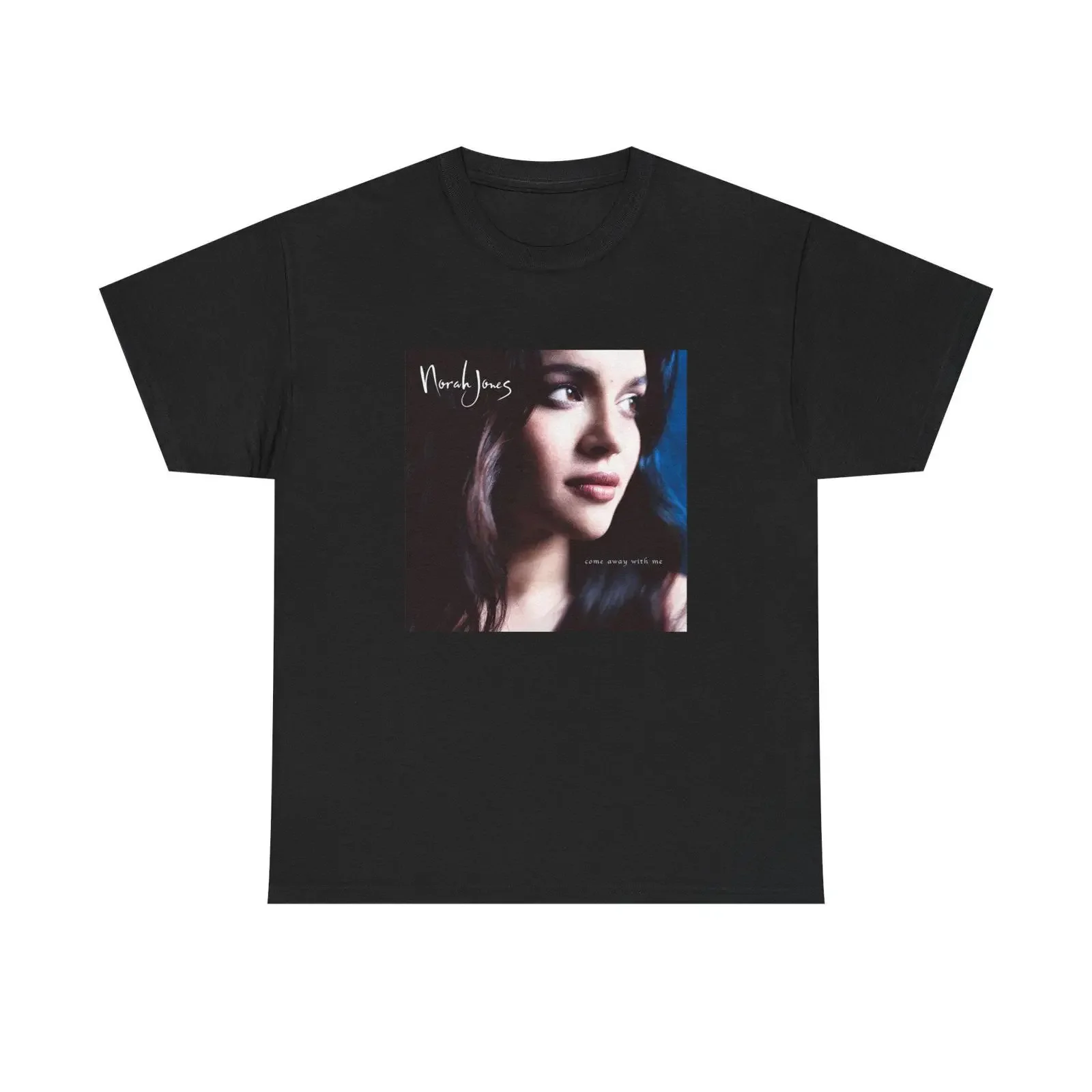 Norah Jones Come Away With Me Premium T shirt vintage Washed Versatile graphic homme Unisex Soft fashion Breathable Casual