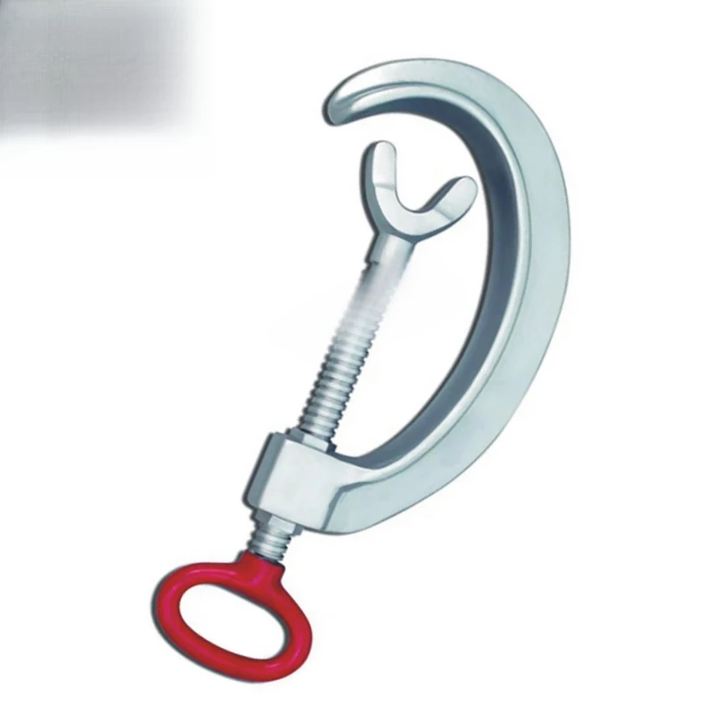 Stainless steel kick clamps, auxiliary animal feeding, animal care, veterinary equipment