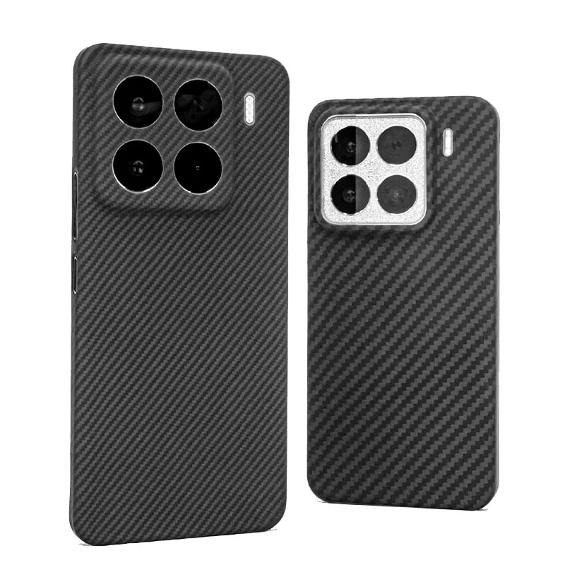 Case for Xiaomi 15 Pro & Mi15 Ultrathin Real Aramid Carbon Fiber Anti-explosion Mobile Phone Protective Cover Protection Shell