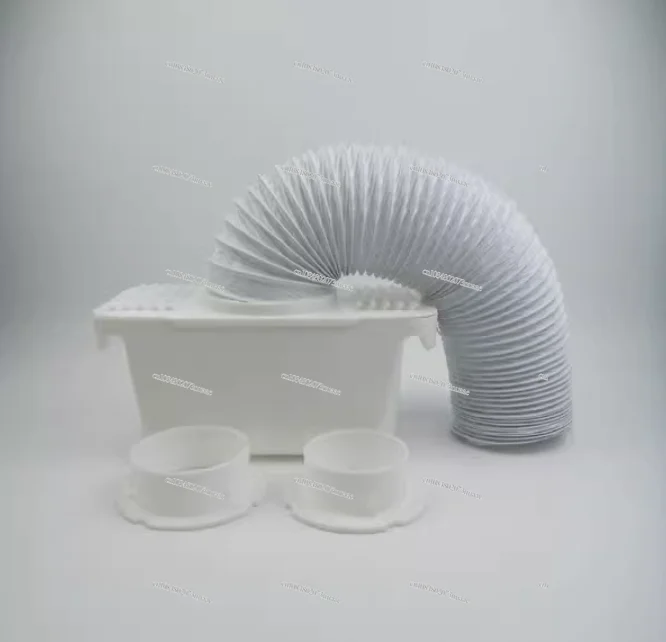 

Universal Tumble Dryer Condenser Kits Vent Hose Ventillation Kit Box Part with 1'PVC Flexible Stretch Exhaust Duct