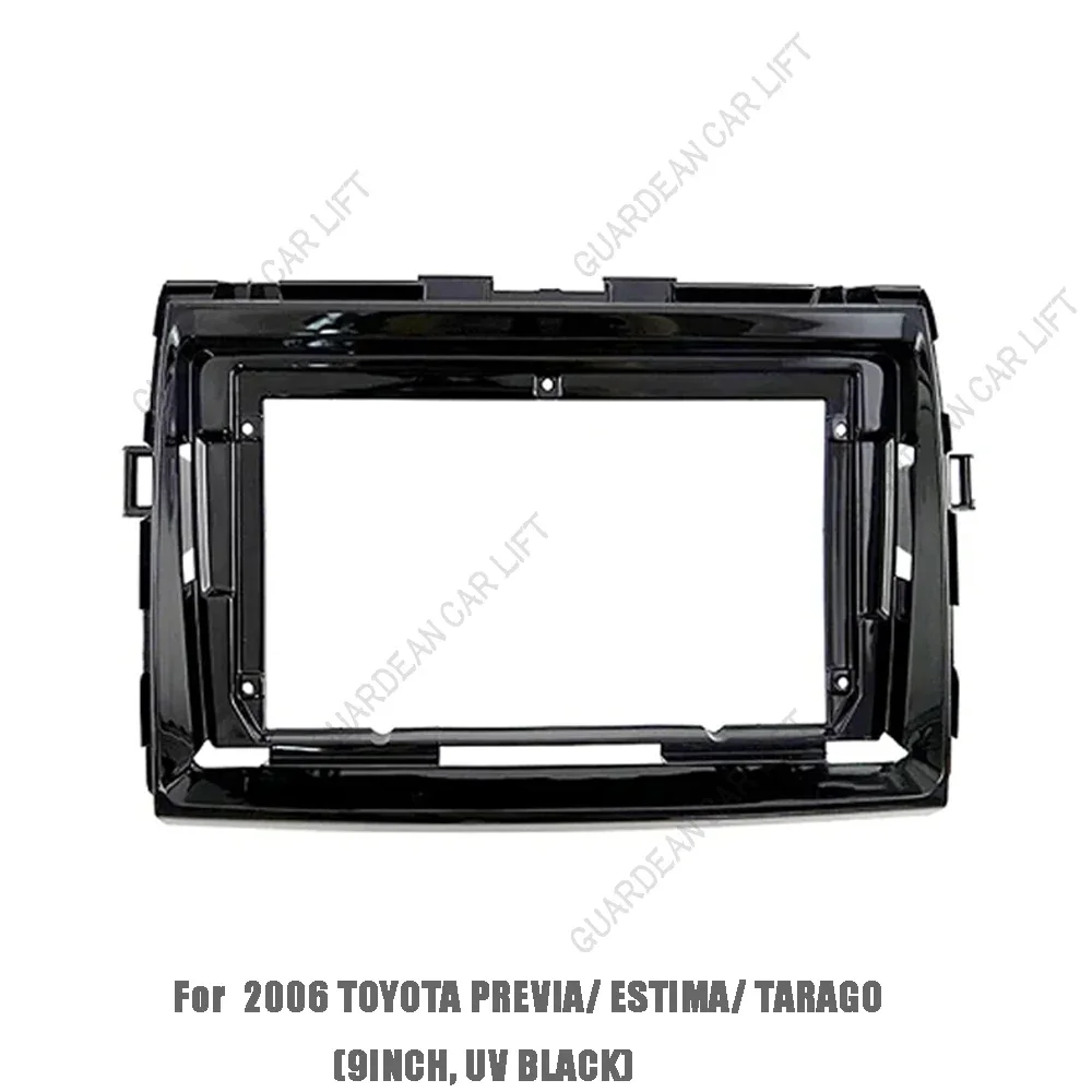 9 Inch For Toyota PREVIA / Estima / Tarago Car Radio Android MP5 Player Casing Frame 2 Din Head Unit Fascia Stereo Dash Cover