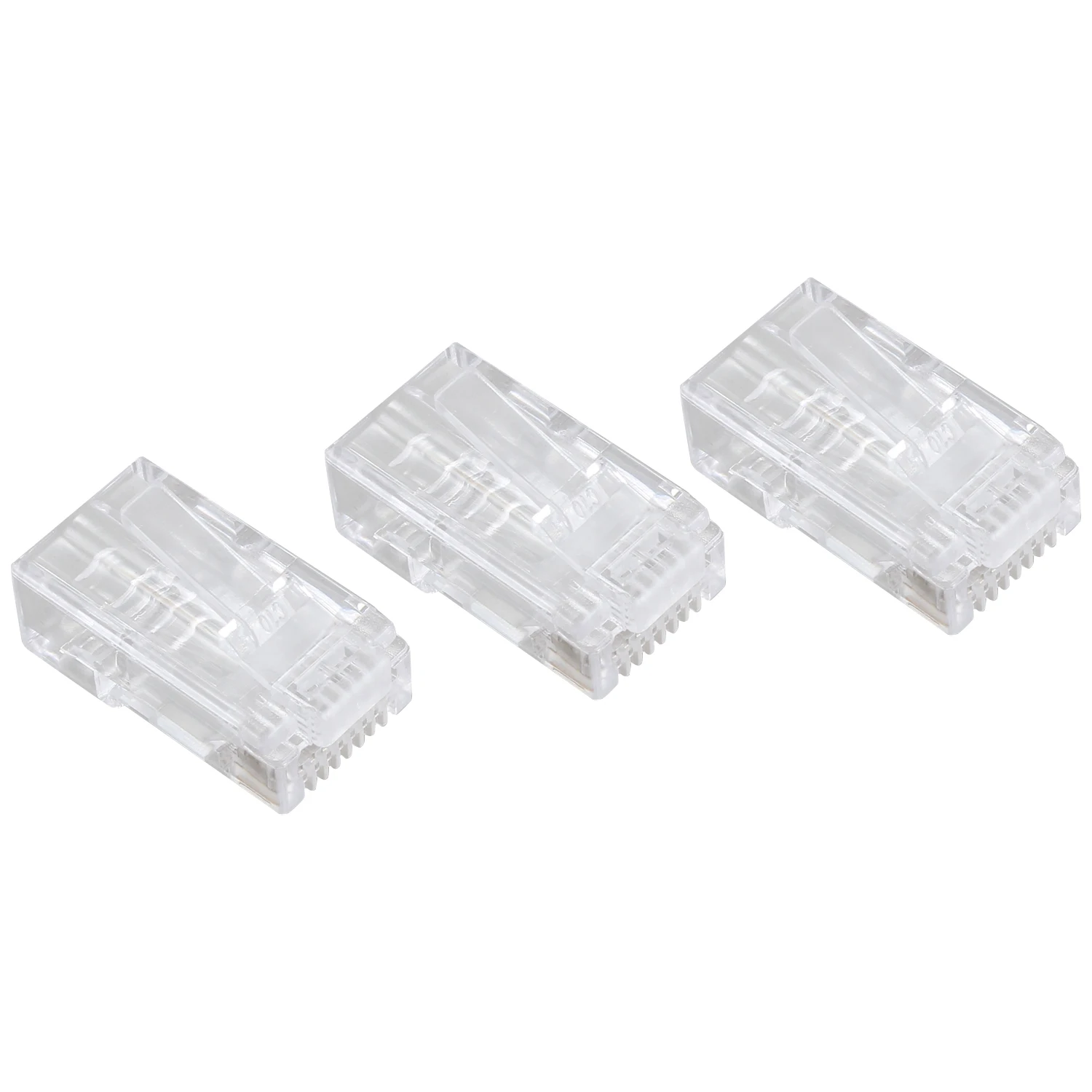 ConnecSpectrum-RJ45 6U CatsnapJack UTP, Plaque ou Passage à Travers les Câbles Ethernet, Prise Réseau RJ-45 100 Pièces
