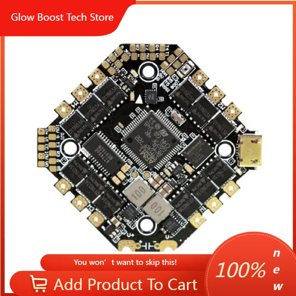 

NYAikon F7 Aio Board - F7 + 60a 3-6s Blheli_s Esc For Rc Fpv Drones