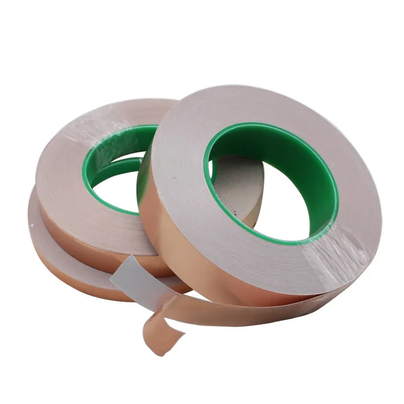 Copper Foil Sheet Conductive Tape Screening Standard Adhesive EMI Shielding For Guitar Slug And Snail Barrier 3mm To 50mm Wide