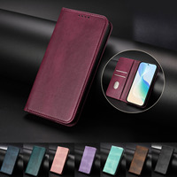 Book Case For Vivo Y29 Y30 Y28 Y27 Y22 Y21 Y18 Y17 Y16 Y15 Y12 Y11 Y04 Y03 Magnetic Leather 2 Cards Anti Scratch Wallet Cover