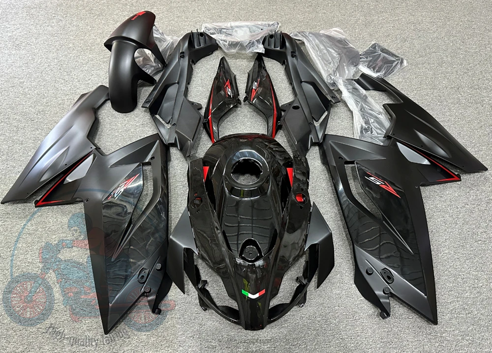 Kit carene complete in ABS di alta qualità, compatibili con Aprilia RS125 2006 2007 2008 2009 2010 2011, set carrozzeria personalizzato nero