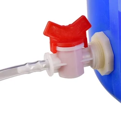Aquarium Tank Rain Barrel Spigot Kit 4~20mm POM Hose Barbed Mini Valve Barb Connectors Set Aquarium Tank Water Pool Joints