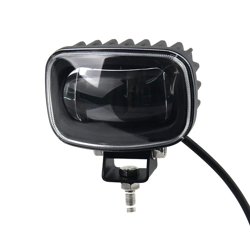 2026 Forklift LED Red Zone Lights 10-80v Warning Safety Light Industrial Emergency Warn Light
