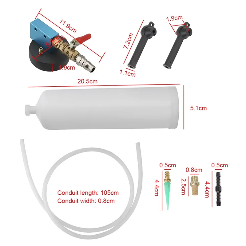 1 Set Universal Oil Bleeder Empty Exchange Drain Kit Car Brake Fluid Oil Change Tool Hydraulic Clutch Oil Pump Auto Repair Tools