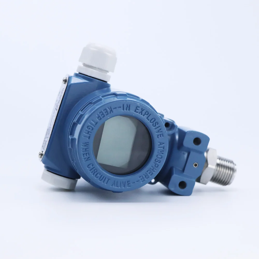 GPD500 4-20mA RS485 HART 0-10V I2C جهاز إرسال الضغط المقاوم للانفجار مع صندوق وصلات وعرض #3