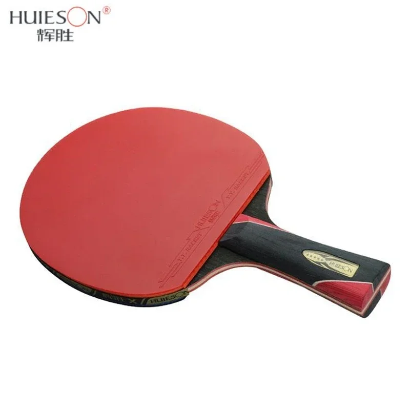 5 Star Carbon Table Tennis Racket 1pc Nano Huieson 7 Plywood High Quality Professional Ping Pong Paddle 1pc  with Carry Bag