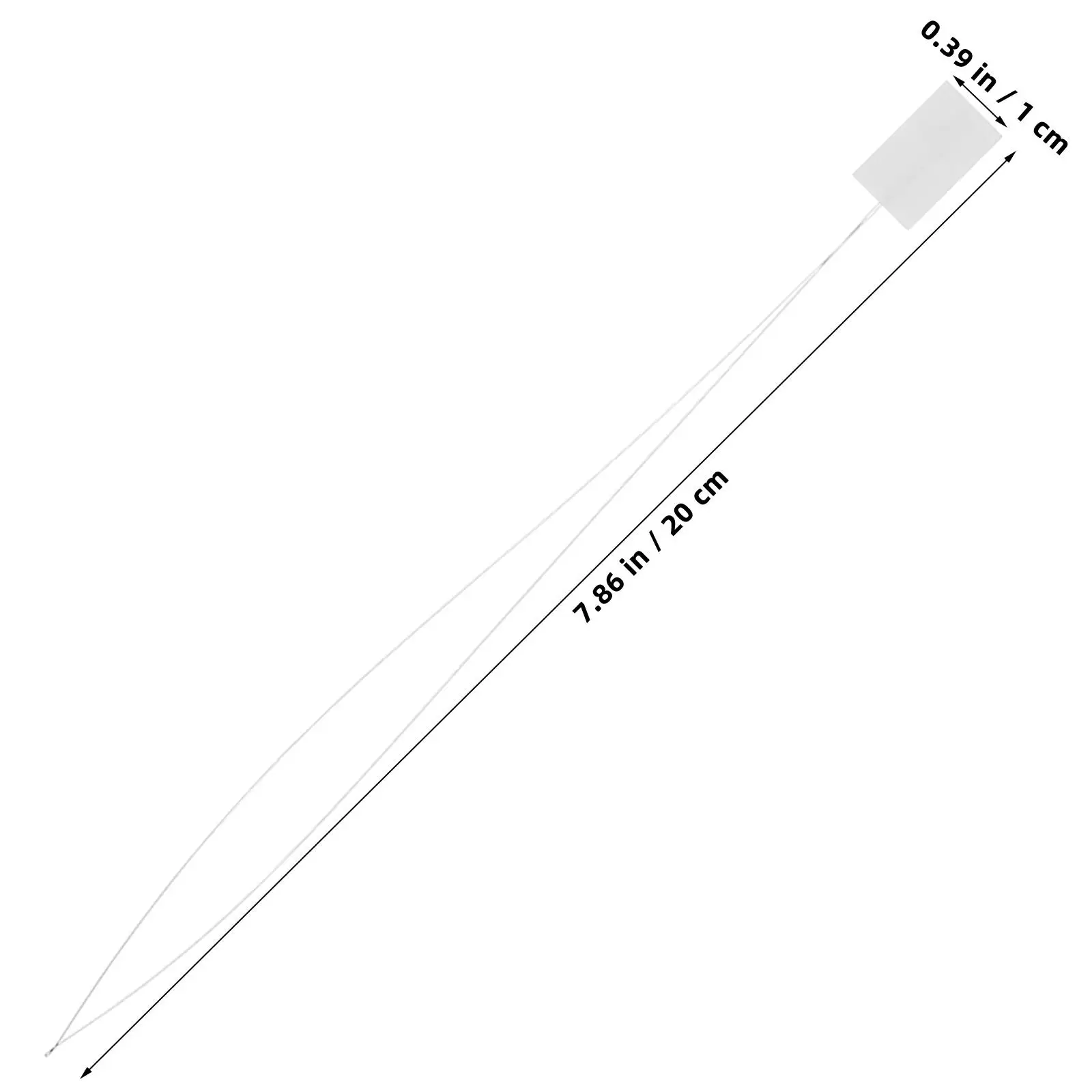 10 Pcs Threader Beaded Jewelry DIY Tools Craft Accessories Wire Loop Cross Stitch Needles Steel Threaders