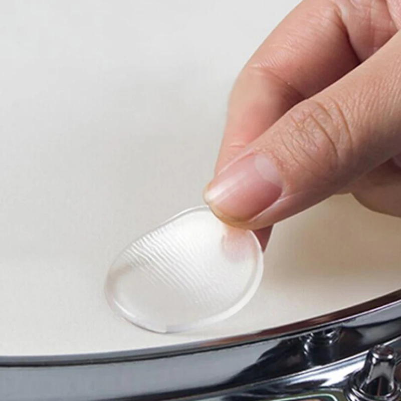{YY28} 6Pcs Silicon Gel Drum Mute Pad Silicon Gel Muffler Percussion Instrument Silencer Practice