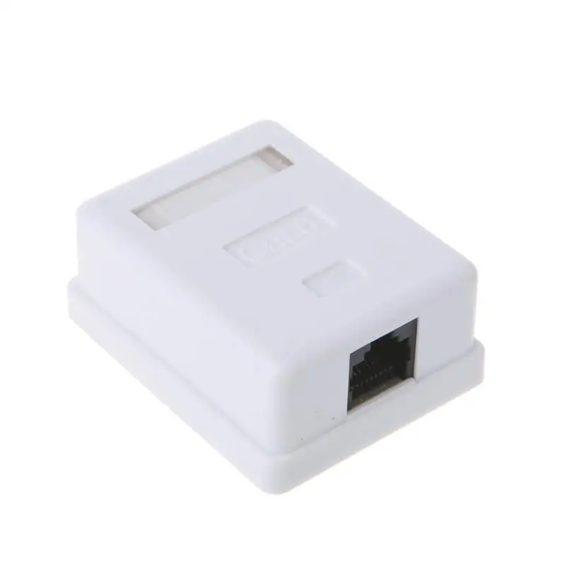 

652F CAT6 RJ45 Keystone Female Coupler Insert Connector Socket Adapter