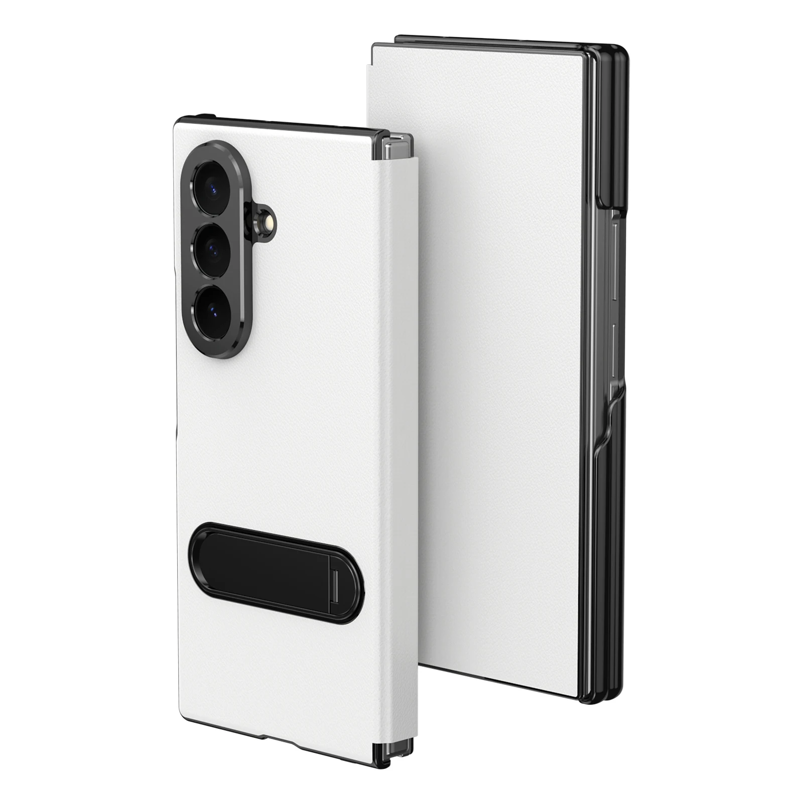 For Samsung Galaxy Z TriFold Case Business Leather Flip Strap Holder Design Protector Mobile Phone Cover