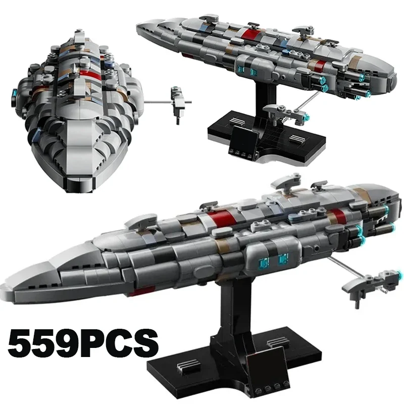 

Home One Starcruiser Spaceship Spaceship Building Blocks Model Compatible With Toys For Adult Children Birthday Gifts 557pcs
