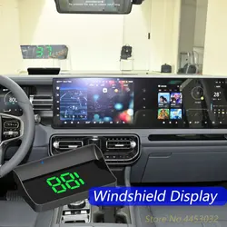 Car HUD Windshield Projector For BAIC Beijing bj40 x55 x3 x7 x5 x35 Head Up Display Digital Speedometer GPS KMH MPH Accessories