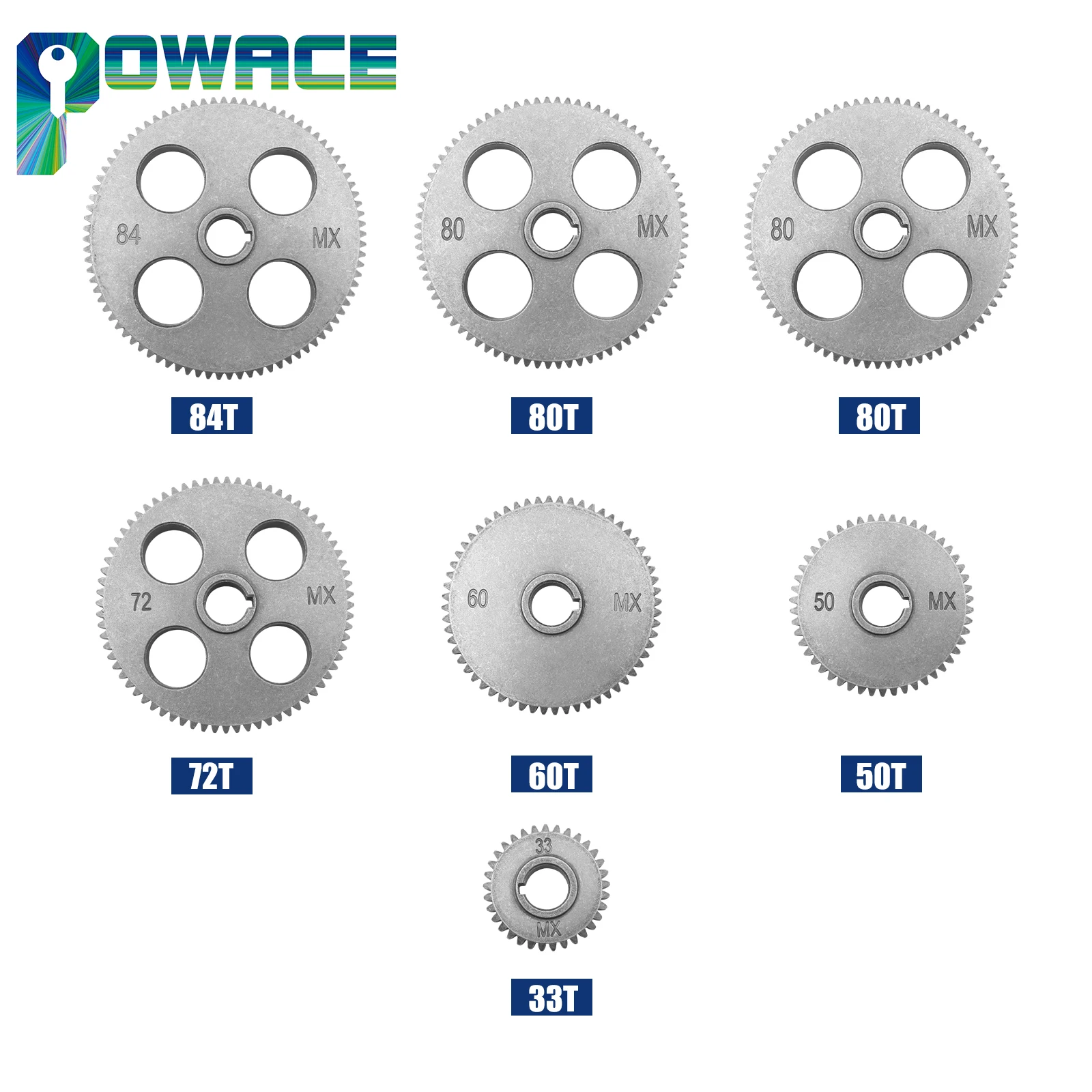 Imagem -06 - Engrenagens do Metal para o Torno do Banco Jogo Métrico da Engrenagem do Intercâmbio Wm210v Cd210v 84 t 80 t 72 t 70 t 66 t 60 t 52 t 50 t 40 t 33 t 30 t 24 t 20t