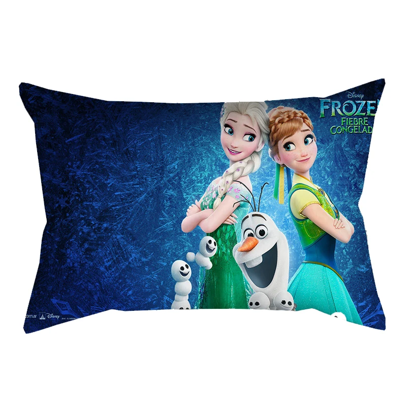 Disney Frozen peluche Elsa Anna Princess Girls decorativo/federe per cuscino fodera per cuscino divano regalo di compleanno per bambini 50*30cm