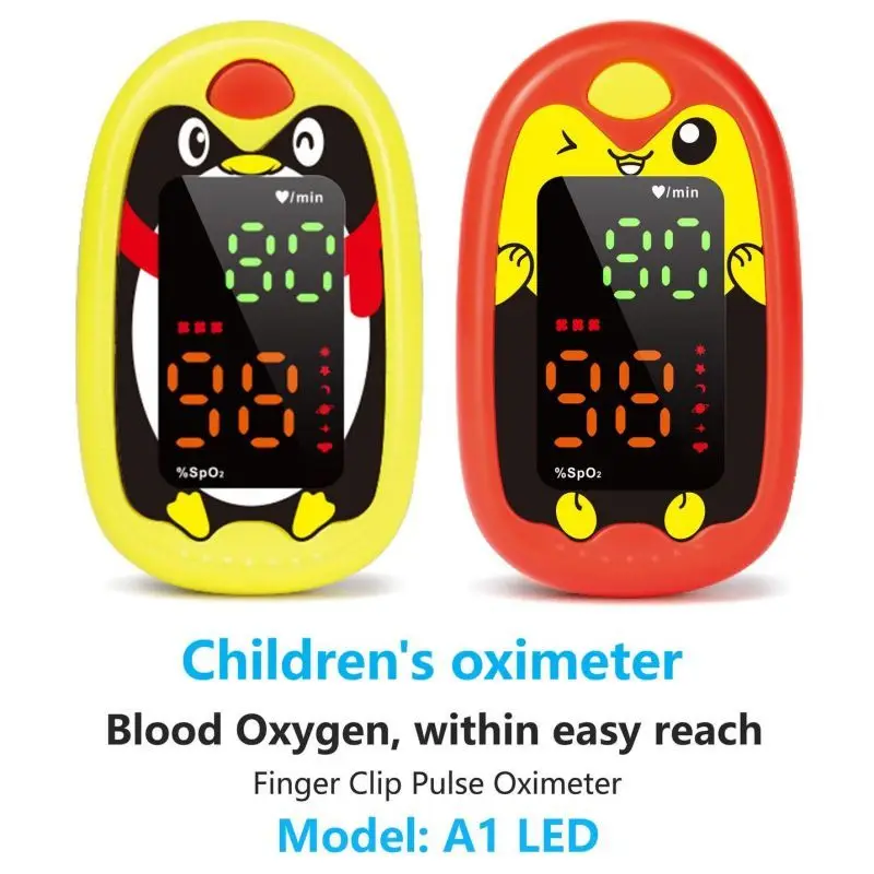 Children's Oximeter Rechargeable Finger Clip Oximeter Simple Operation Home Use Finger Clip Oxygen Saturation Meter