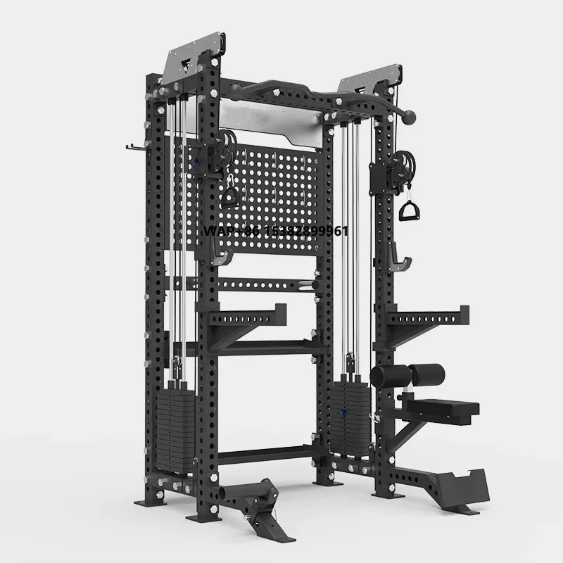 

For REP Smith Home Use Steel Integrated Fitness Rack Little Flying Bird Comprehensive Trainer Squat Bench Press Multi-Functional